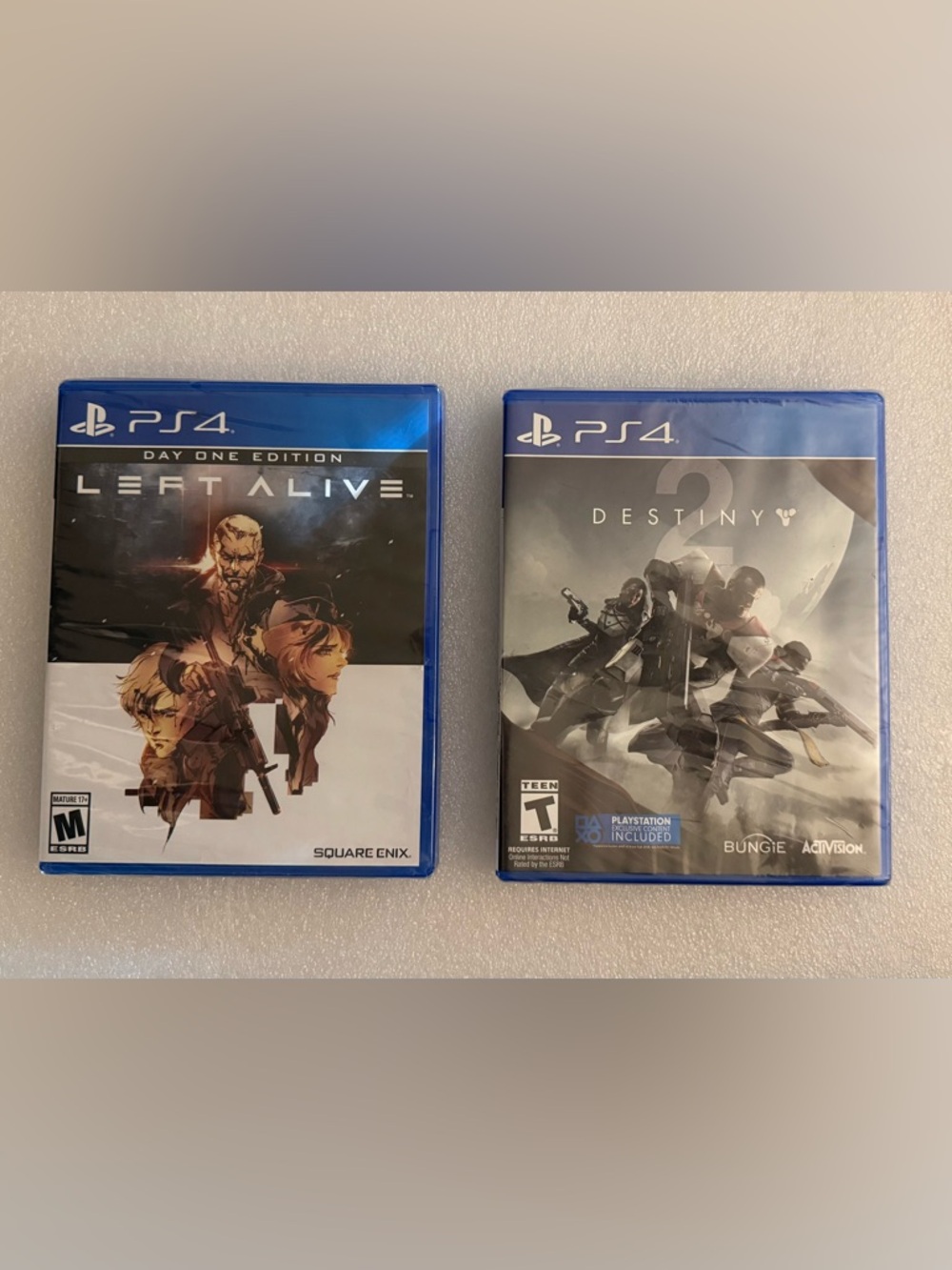 PS4 Game BUNDLE - Left Alive Day One Edition & Destiny 2 - Brand New & Sealed
